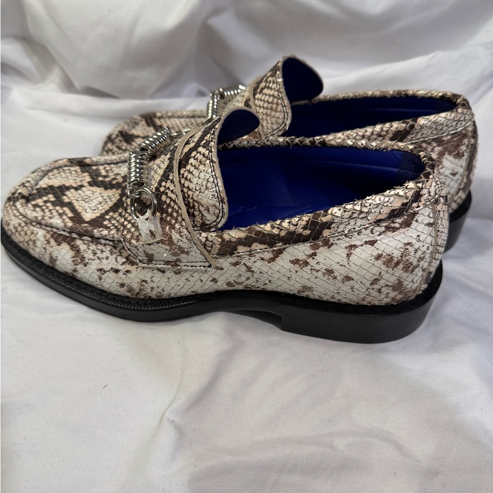 Burberry “New” Men’s Python/Print Barbed Loafers … - image 4